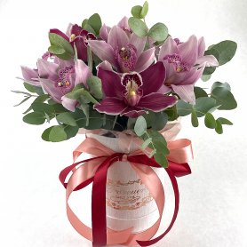 Композиция с орхидеями «Эдем» from online-shop «БукетБар» in Твери